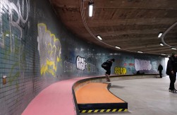 Skatepark – podchody Hlávkova mostu